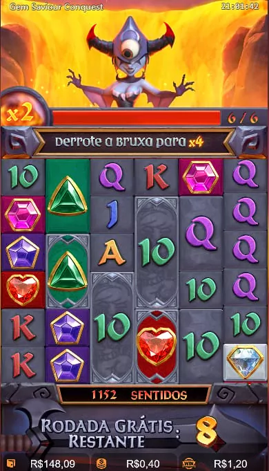 Gem Saviour Conquest rodadas grátis