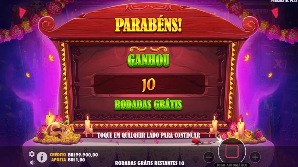 Rodadas gratis em Muertos Multiplier Megaways