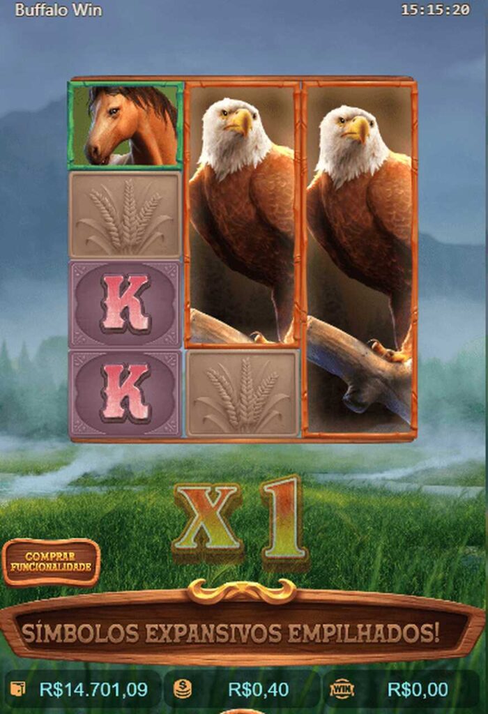 Símbolos expansivos do Buffalo Win