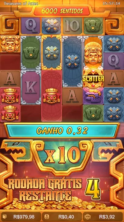 Treasures of Aztec rodadas gratis