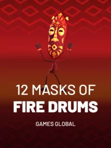 12 Masks of Fire Drums