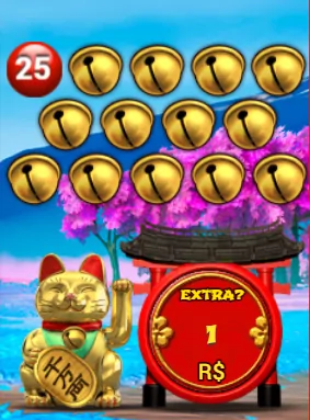 Golden Lucky Cat Bingo Bolas Extras