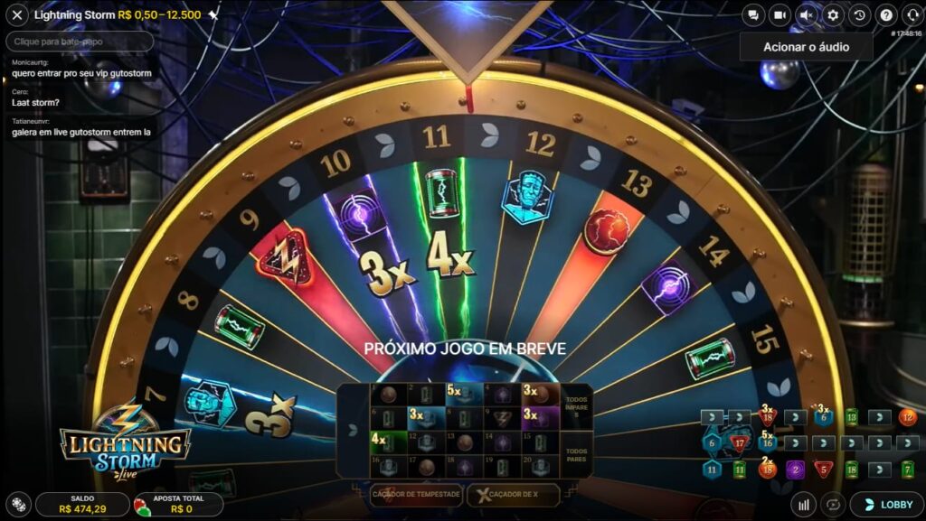 Lightning Storm Roleta