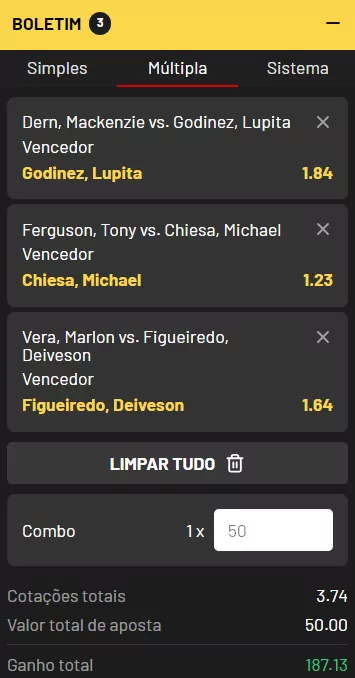 Apostas MMA