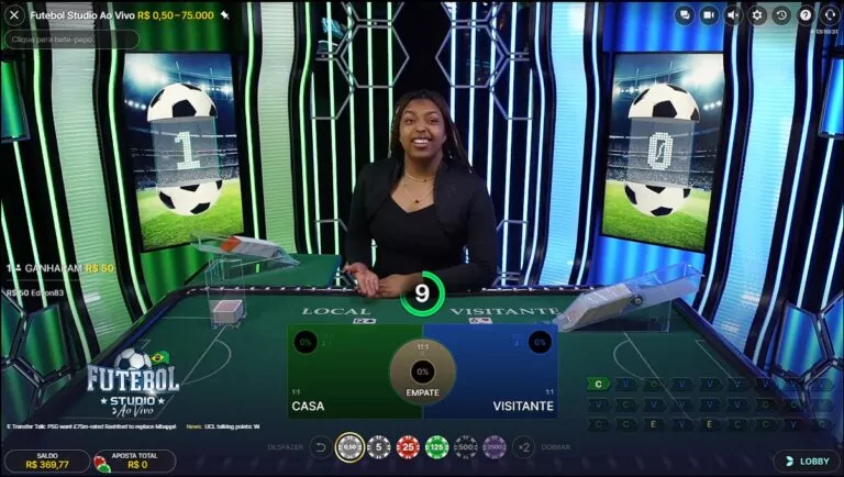 Como apostar no Futebol Studio Ao Vivo