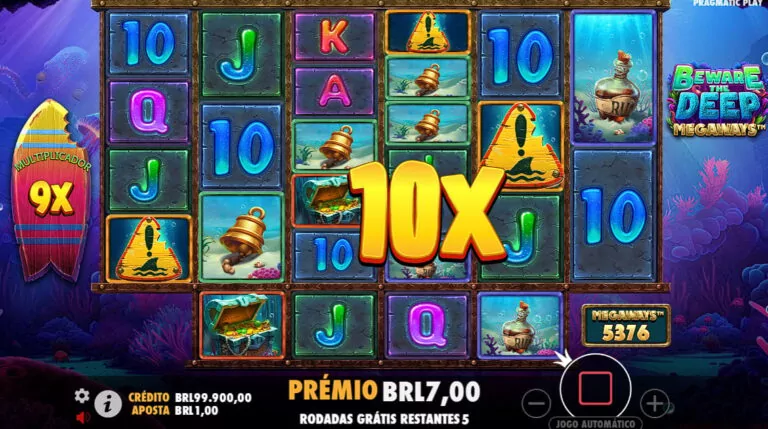 Beware of the deep megaways free spins