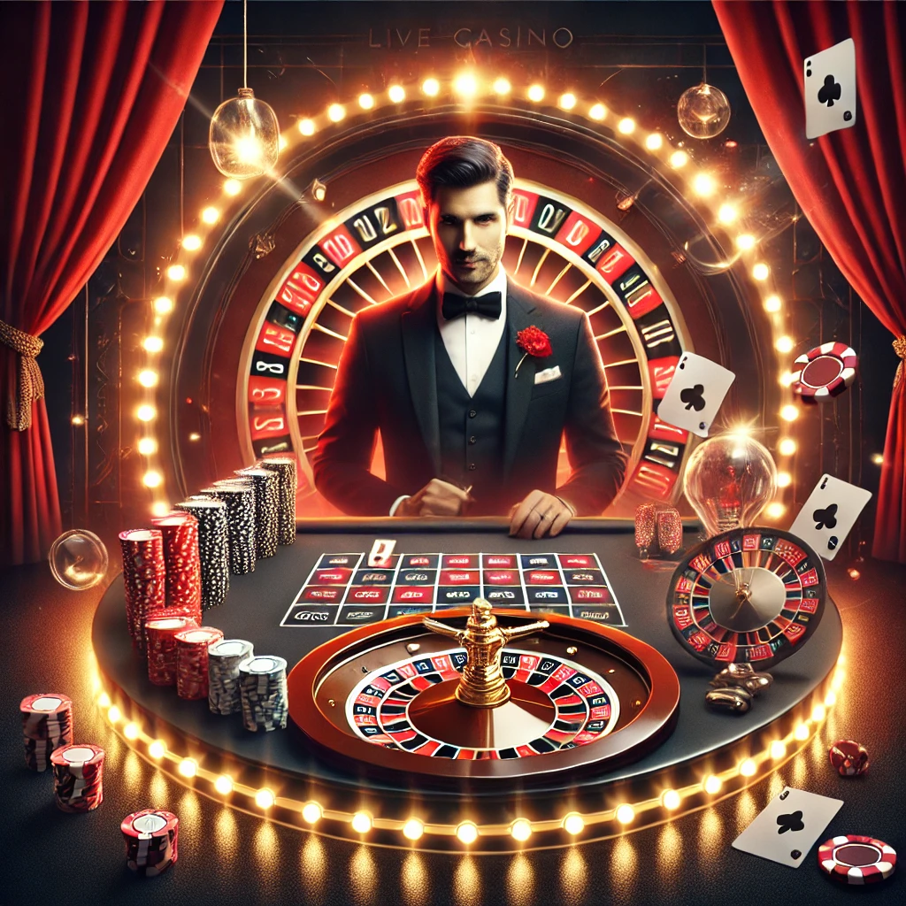 cassino ao vivo estudo