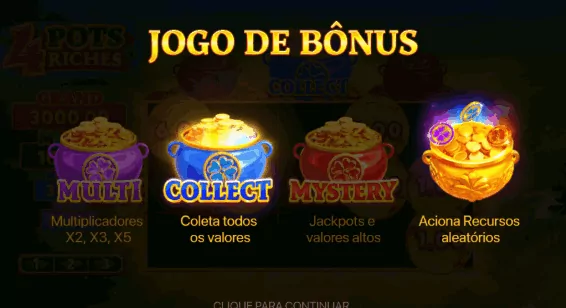 Recursos do 4 Pots Riches: Hold and Win
