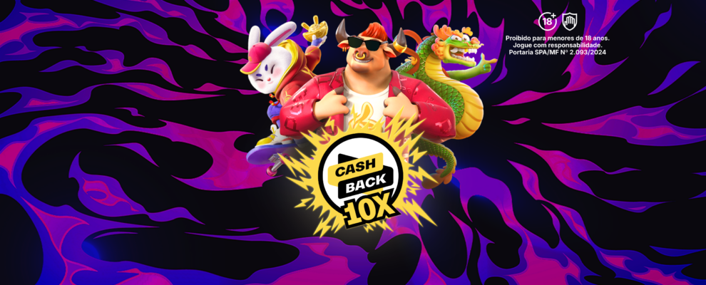cashback 10x maior!