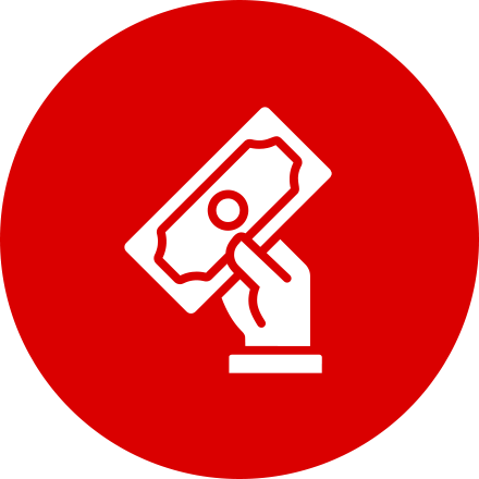 Receba os ganhos na hora