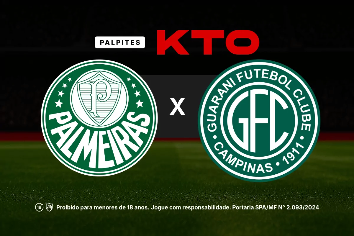 Palmeiras vs Guarani match graphic