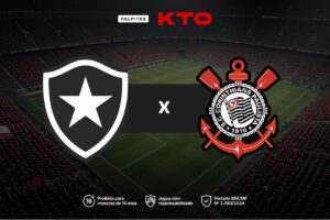 Palpites KTO para Botafogo x Corinthians - Brasileirão