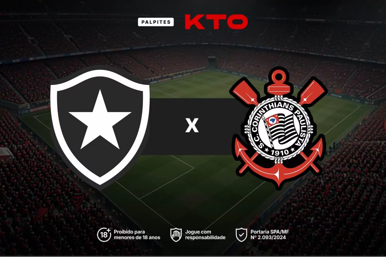Palpites KTO para Botafogo x Corinthians – Brasileirão
