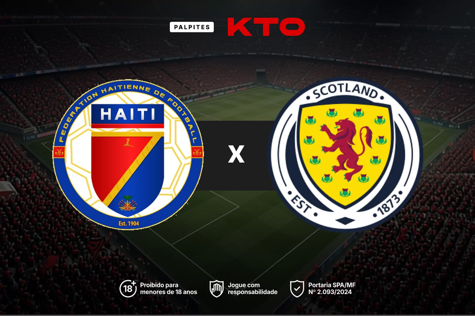 Haiti x Escócia