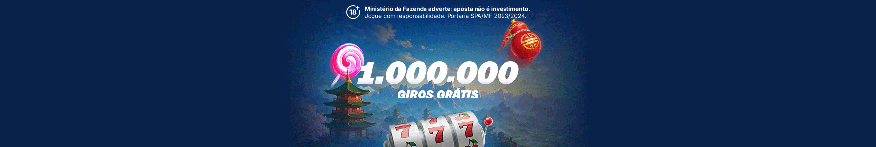 chuva de 1 milhao de giros grátis